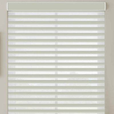 white blinds